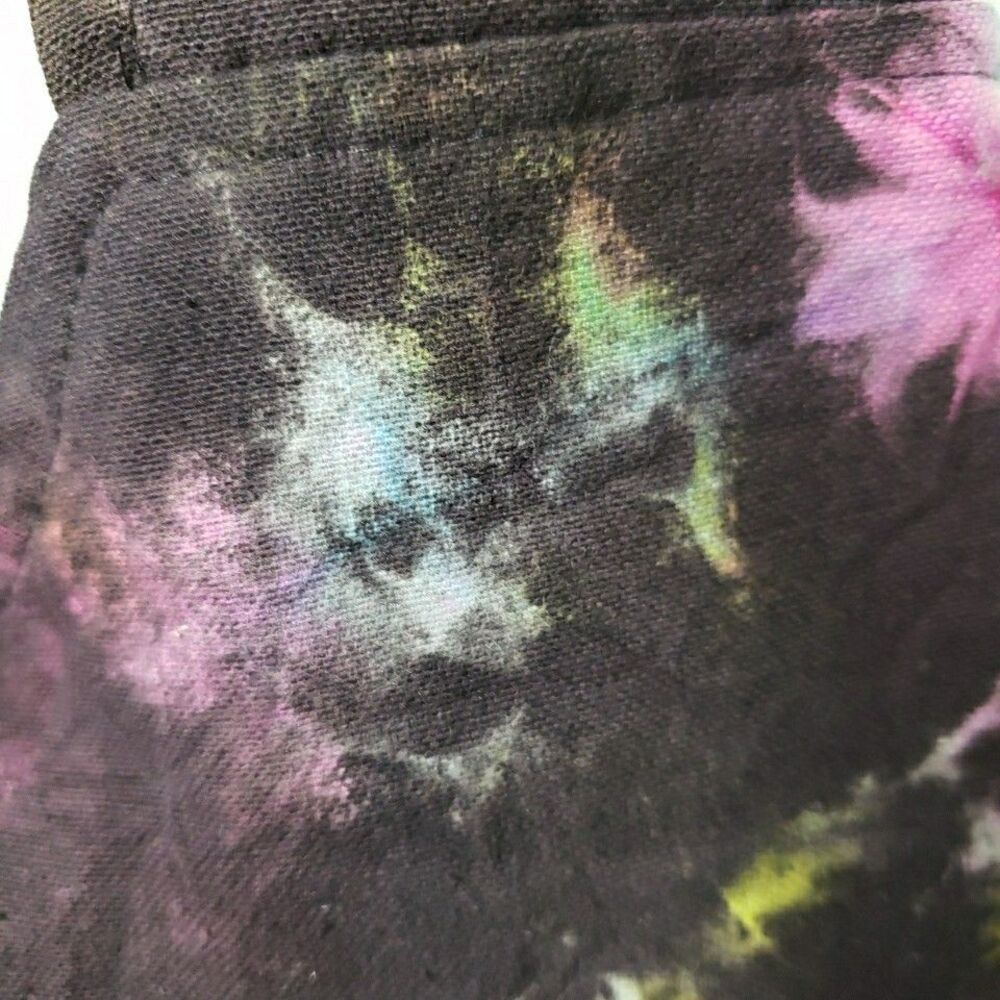 Tie Dye Crossbody Hobo Bag Rainbow Spiral Fabric Festival Purse Handmade Nepal - Picture 12 of 13